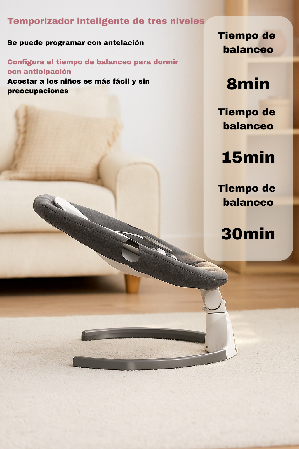 Cuna mecedora para bebé