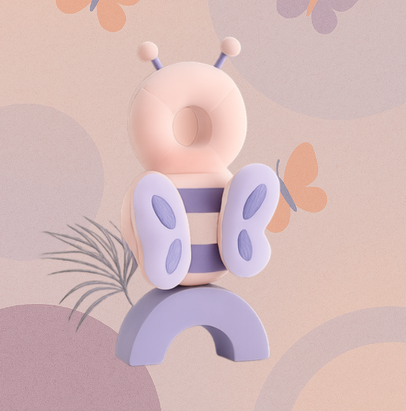 Cojín suave de protección contra caídas para la cabeza del recién nacido