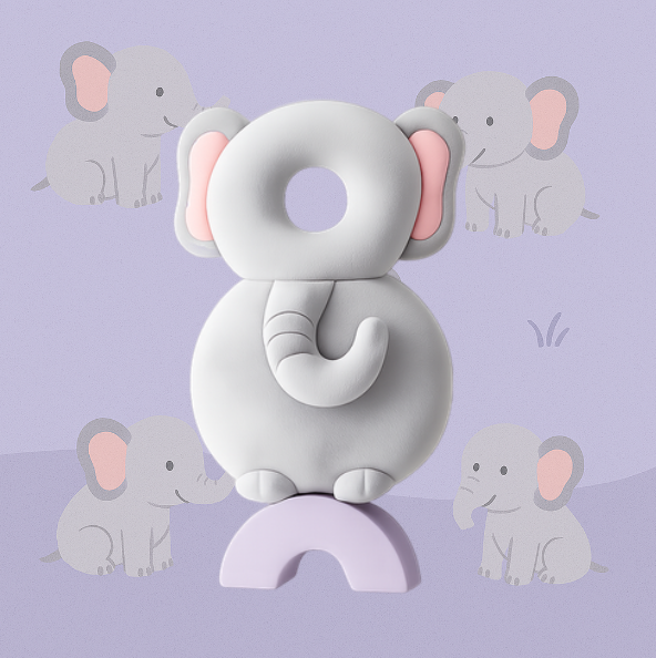 Cojín suave de protección contra caídas para la cabeza del recién nacido