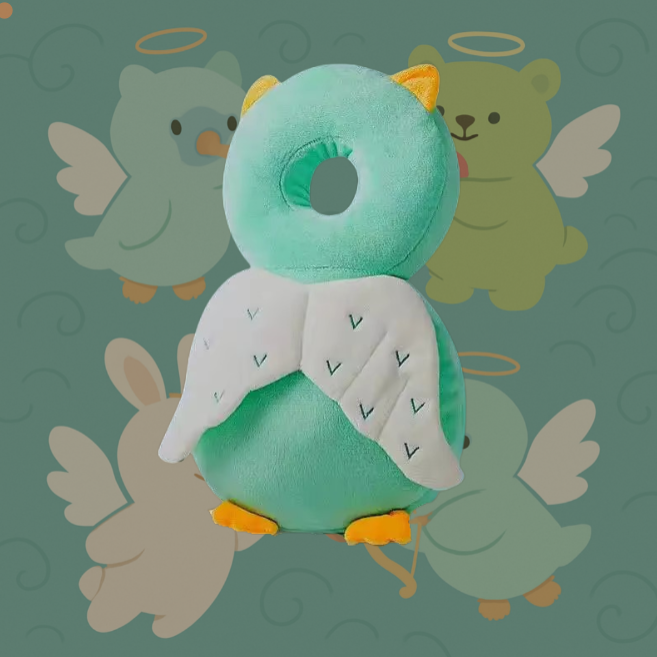 Cojín suave de protección contra caídas para la cabeza del recién nacido